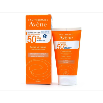 AVENE SUN FACE CREAM TEINT SPF50
